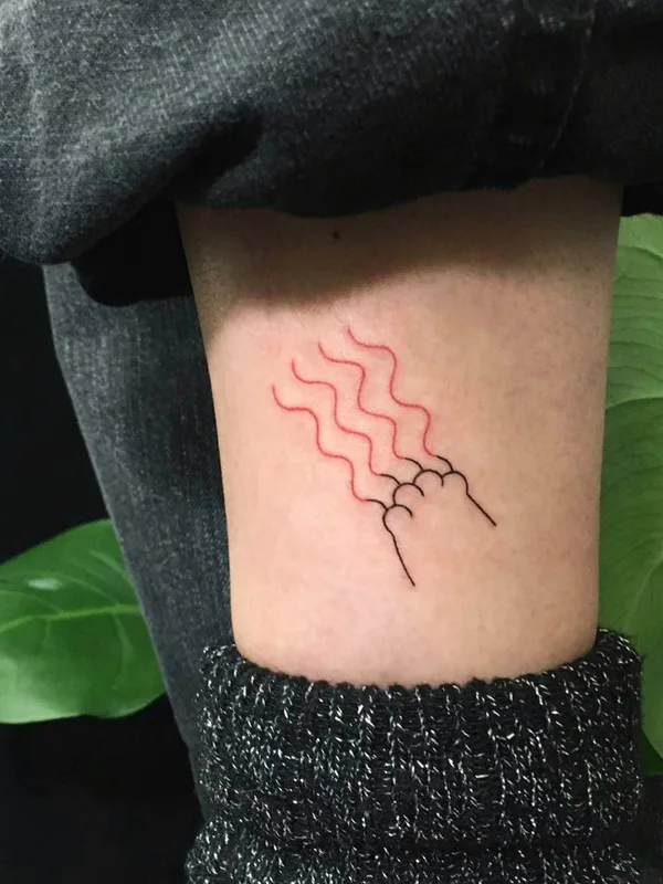 color linework Tatuaggio su forearm #51181 | Tatuatore Аня Сацуро