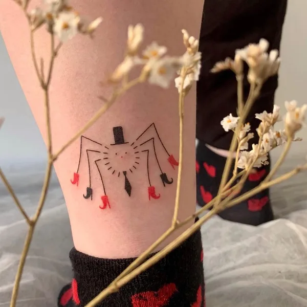 avant-garde tattoo by Аня Сацуро in Saint Petersburg