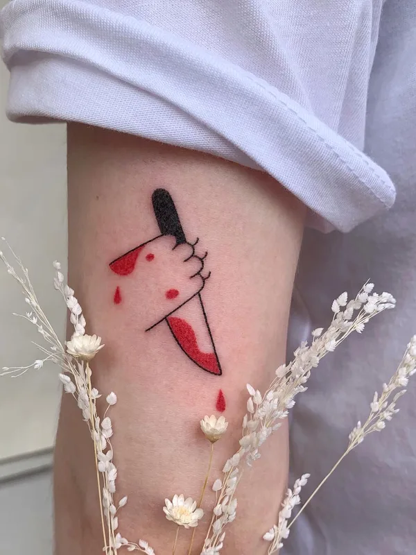 color illustrative Tatuaggio su forearm #51176 | Tatuatore Аня Сацуро
