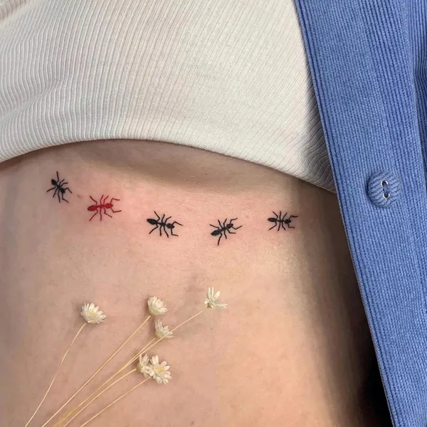 avant-garde tattoo by Аня Сацуро in Saint Petersburg