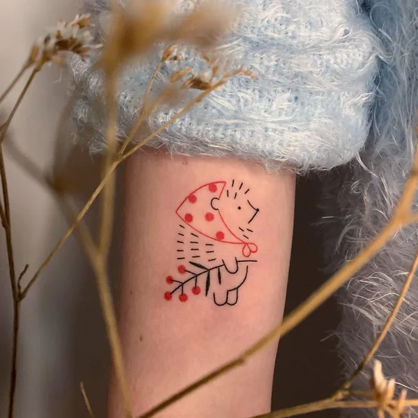 avant-garde tattoo by Аня Сацуро in Saint Petersburg
