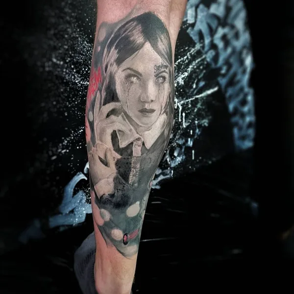 Portrait tattoo by Александр Минин in Красноярск