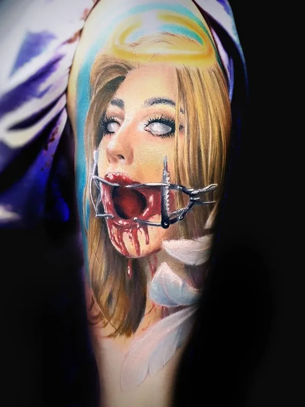 female color realism Tatuagem em full sleeve #51204 | Tatuador Александр Минин