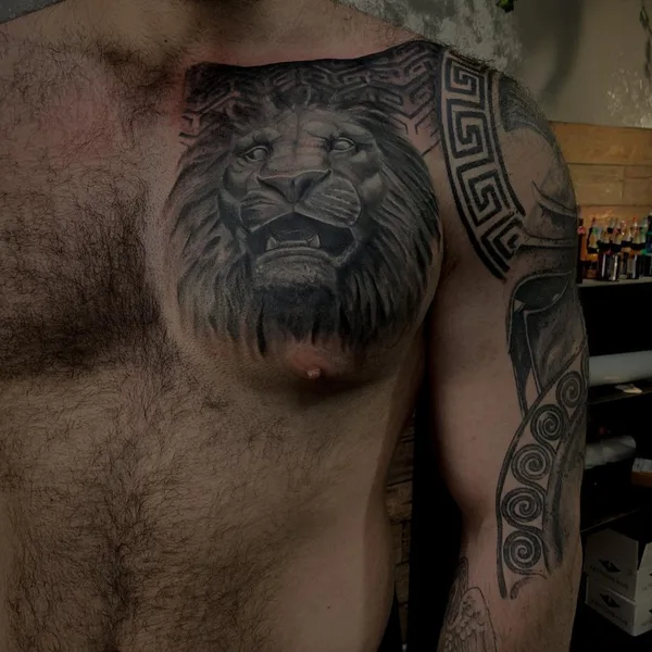 Graphic tattoo by Григорьева Анастасия in Красноярск