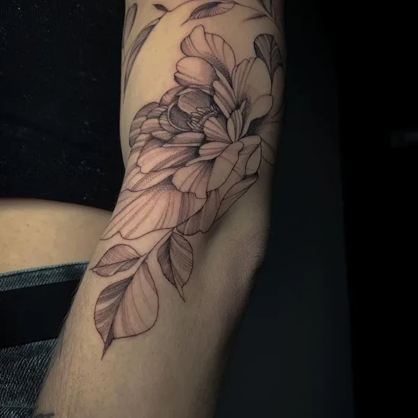 Graphic tattoo by Григорьева Анастасия in Красноярск