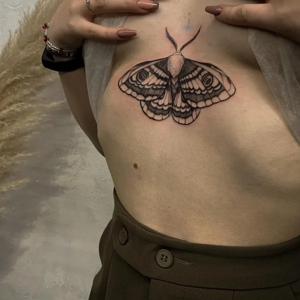 Graphic tattoo by Григорьева Анастасия in Красноярск