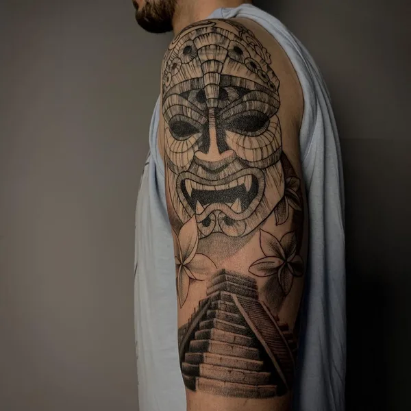 Graphic tattoo by Григорьева Анастасия in Красноярск