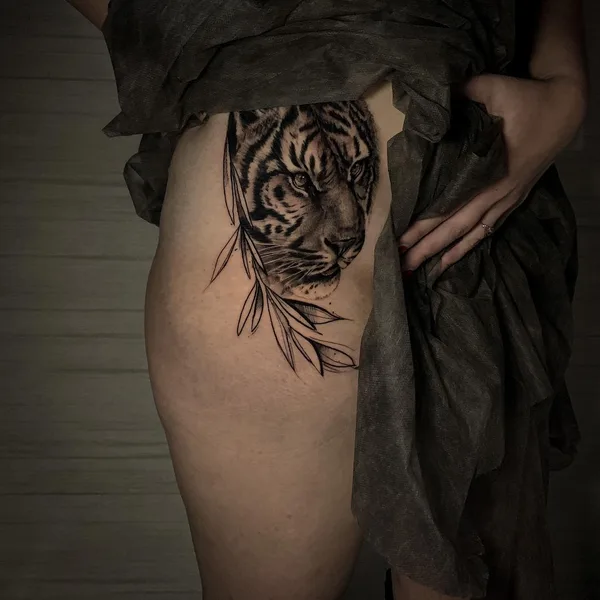 Graphic tattoo by Григорьева Анастасия in Красноярск