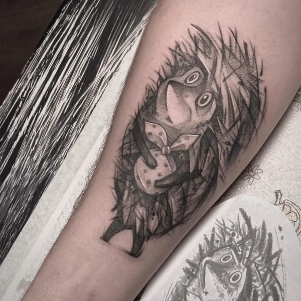 Graphic tattoo by Екатерина Годунова in Красноярск
