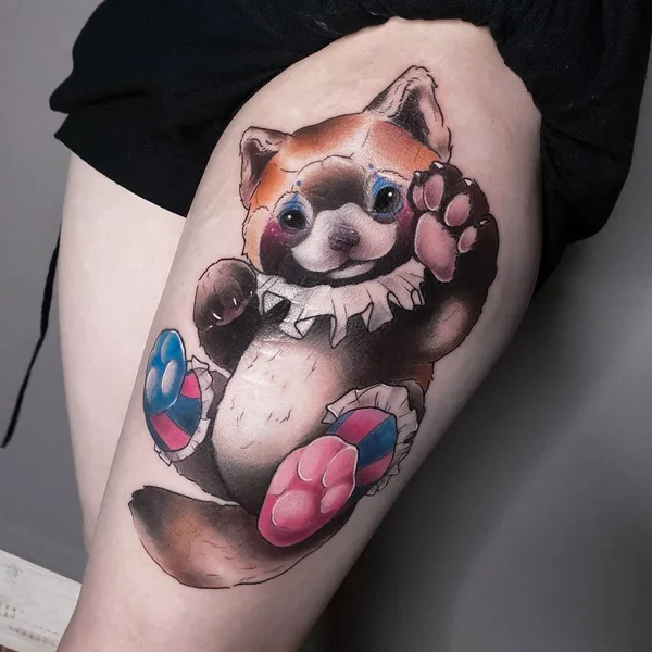 Anime tattoo by Софья Эркенова in Красноярск