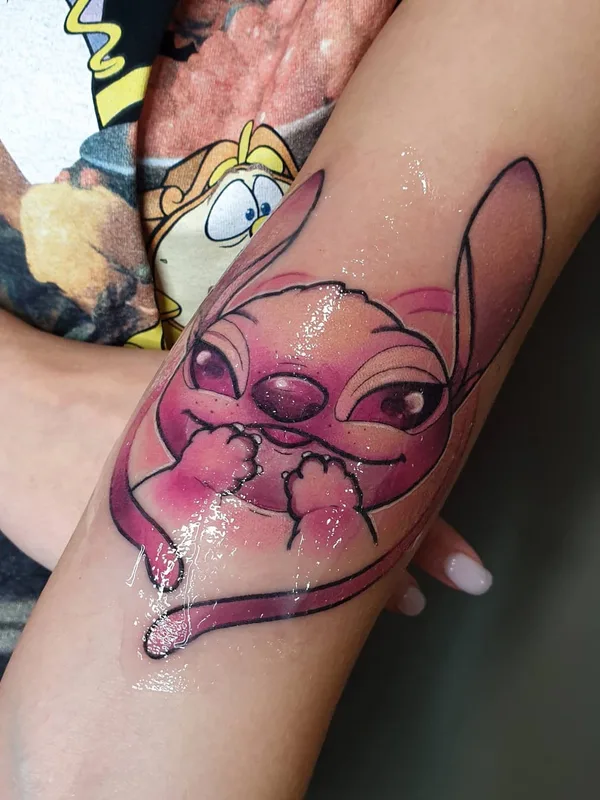 female color cartoon Tatuaggio su forearm #51260 | Tatuatore Софья Эркенова