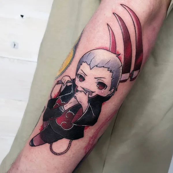 Anime tattoo by Софья Эркенова in Красноярск