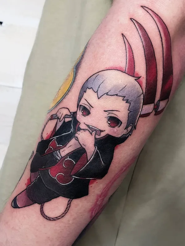 color anime Tatuaggio su forearm #51264 | Tatuatore Софья Эркенова