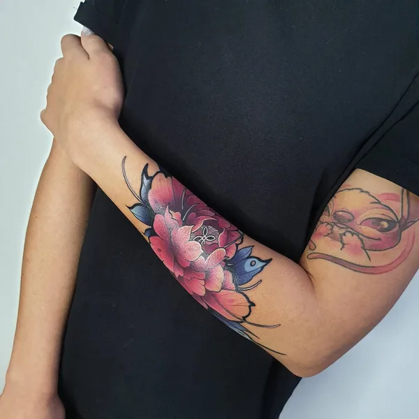 Anime tattoo by Софья Эркенова in Красноярск