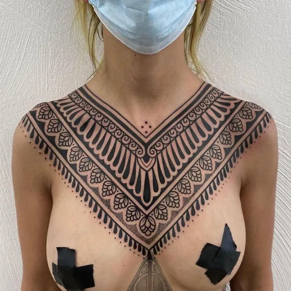 Орнаментальная tattoo by Andrea Scollo in Puerto del Rosario