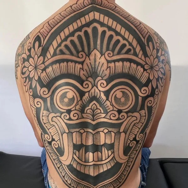 Орнаментальная tattoo by Andrea Scollo in Puerto del Rosario