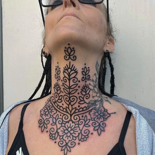 Орнаментальная tattoo by Andrea Scollo in Puerto del Rosario