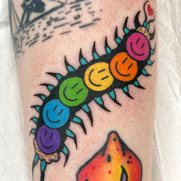 avant-garde tattoo by Winston The Whale in Portland