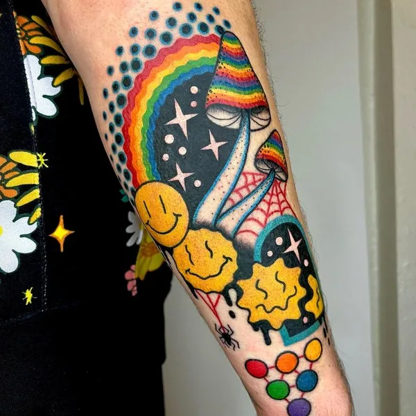 avant-garde tattoo by Winston The Whale in Portland