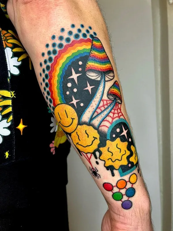 color new school tattoo on forearm #64525 | Tattoo Artist Winston The Whale