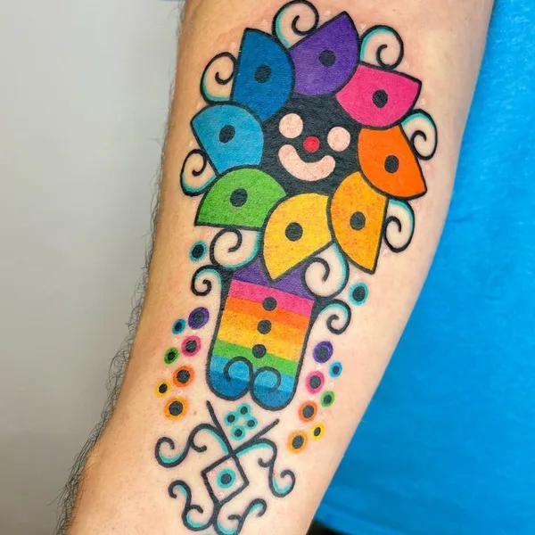 avant-garde tattoo by Winston The Whale in Portland