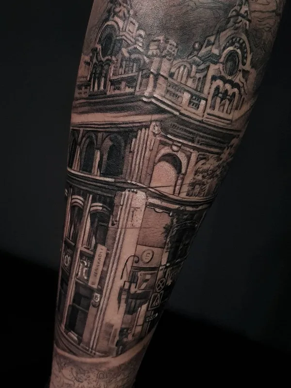 black and grey realism tattoo auf forearm #53072 | Tätowierer Роман Захарченко