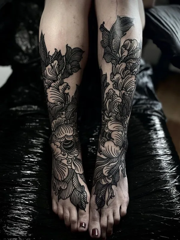 engraving tattoo by Alexander Grim in Praha