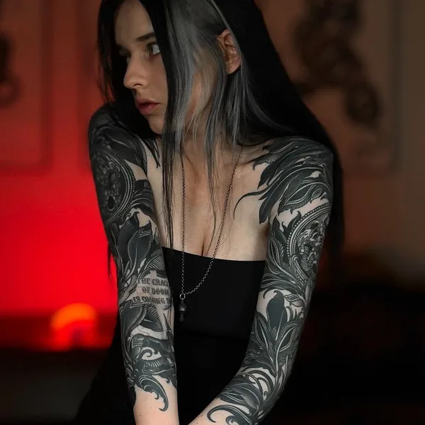 engraving tattoo by Alexander Grim in Praha