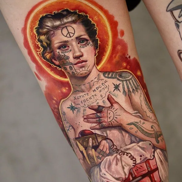 Реализм tattoo by Андрей Колбасин in Санкт-Петербург
