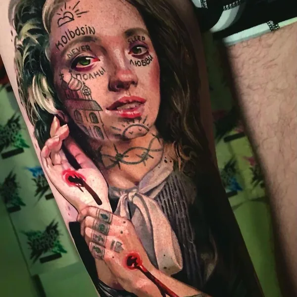 Реализм tattoo by Андрей Колбасин in Санкт-Петербург