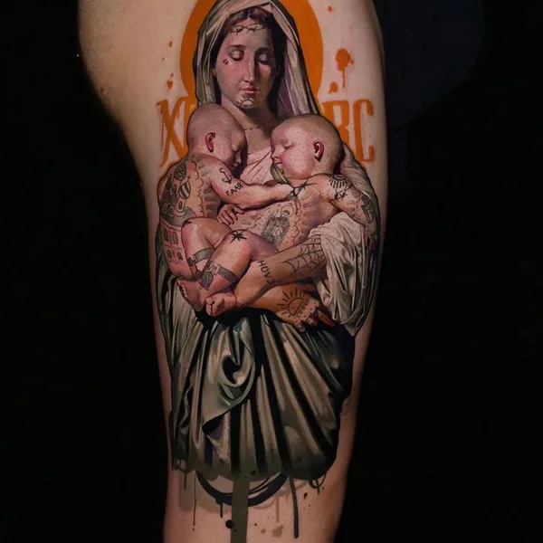 Реализм tattoo by Андрей Колбасин in Санкт-Петербург