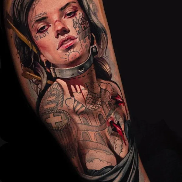 Реализм tattoo by Андрей Колбасин in Санкт-Петербург
