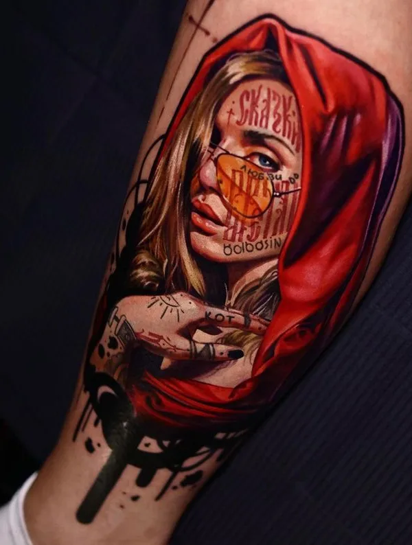 female color realism татуировка на forearm #65176 | Тату мастер Андрей Колбасин