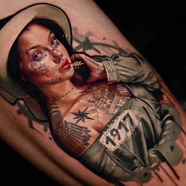 Реализм tattoo by Андрей Колбасин in Санкт-Петербург