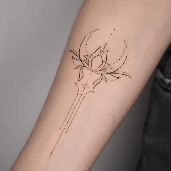 Ornamental tattoo by Элеонора Джен in Saint Petersburg