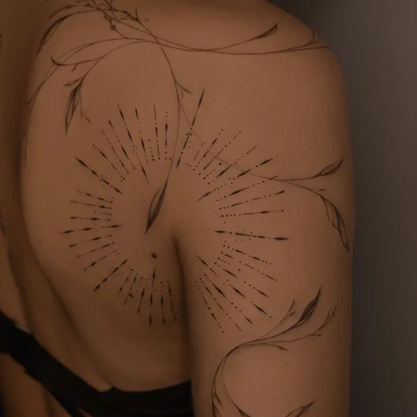 Ornamental tattoo by Элеонора Джен in Saint Petersburg