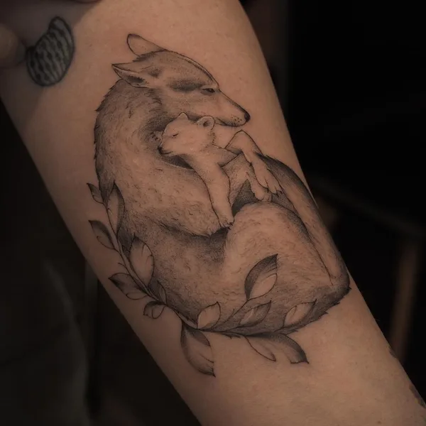 whipshading tattoo by Яна Гуревич in Москва