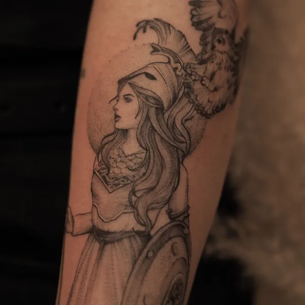 whipshading tattoo by Яна Гуревич in Москва