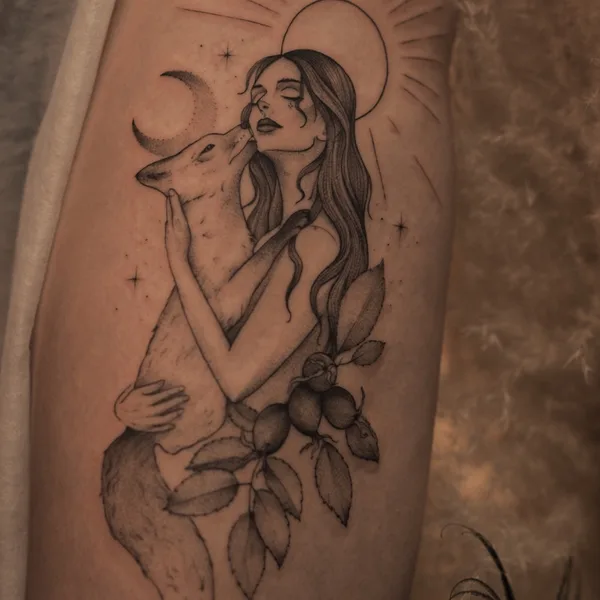 whipshading tattoo by Яна Гуревич in Москва