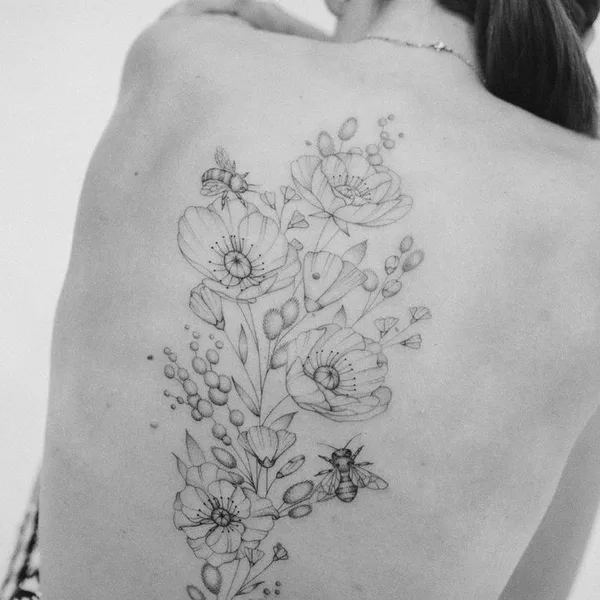 miniature tattoo by korovles in Zagreb
