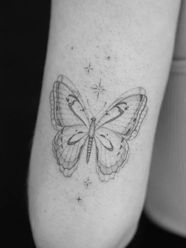 black and grey fineline Tatuaggio su forearm #66730 | Tatuatore korovles