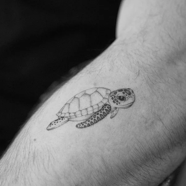 miniature tattoo by korovles in Zagreb