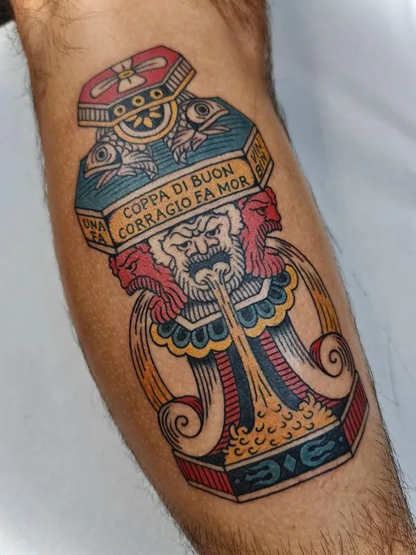 color traditional Tatuagem em forearm #66743 | Tatuador Luka Vučetić