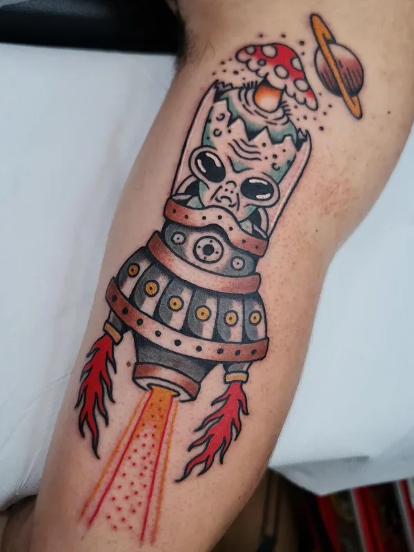 color old school Tatuagem em forearm #66736 | Tatuador Luka Vučetić