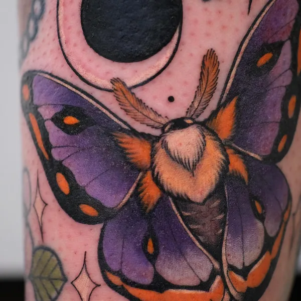 Neo Traditional tattoo by polar.tulip in Zagreb