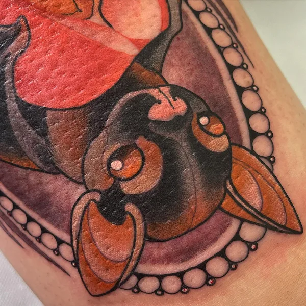 Neo Traditional tattoo by polar.tulip in Zagreb