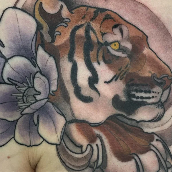Neo Traditional tattoo by polar.tulip in Zagreb