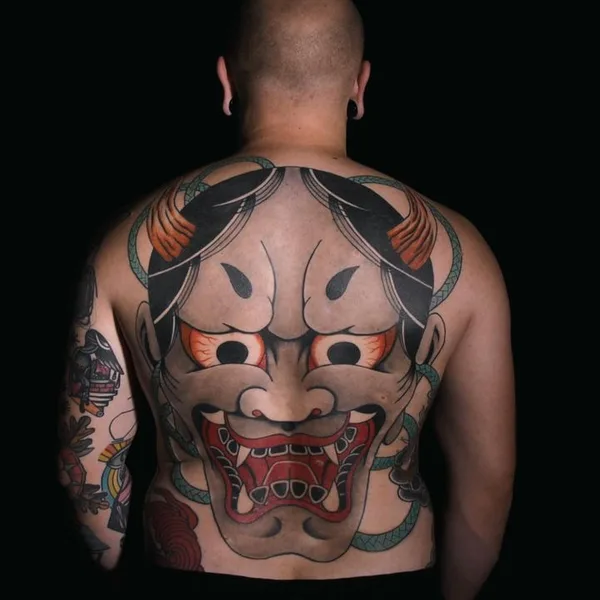 Graphic tattoo by Anja Ferencic in Zagreb