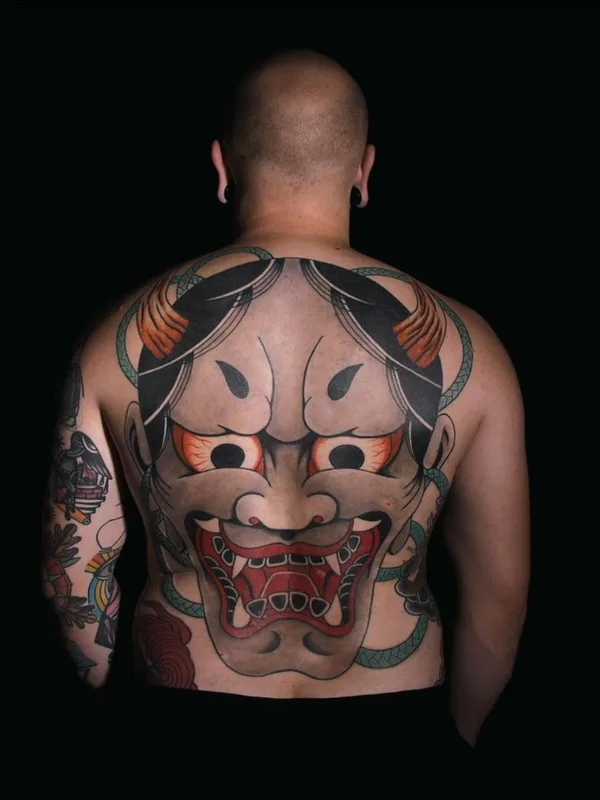 male color japanese Tatuaggio su full back #66777 | Tatuatore Anja Ferencic