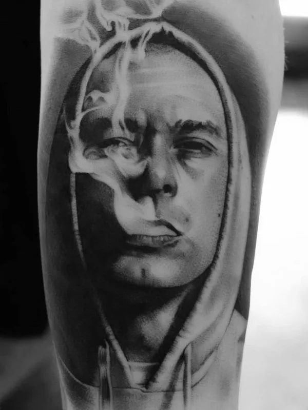 black and grey black and grey Tatuaggio su forearm #66776 | Tatuatore Anja Ferencic